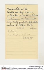 Etiketten zu Granat (Kaneelstein) (NHMW-MIN-Ay708)
